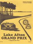 Programme cover of Lake Afton, 20/08/1978