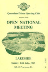 Programme cover of Lakeside International Raceway, 14/07/1963