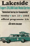 Programme cover of Lakeside International Raceway, 27/11/1966