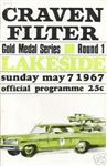 Programme cover of Lakeside International Raceway, 07/05/1967