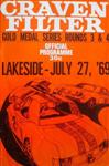 Programme cover of Lakeside International Raceway, 27/07/1969