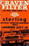 Programme cover of Lakeside International Raceway, 26/07/1970