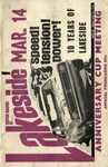 Programme cover of Lakeside International Raceway, 14/03/1971