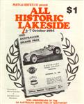 Programme cover of Lakeside International Raceway, 07/10/1984