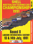 Programme cover of Lakeside International Raceway, 14/07/1991