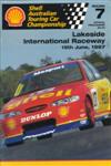 Programme cover of Lakeside International Raceway, 15/06/1997