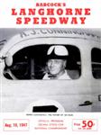 Programme cover of Langhorne Speedway, 10/08/1947