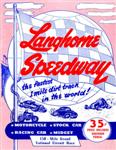 Programme cover of Langhorne Speedway, 16/04/1950