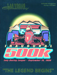 Programme cover of Las Vegas Motor Speedway, 15/09/1996