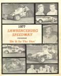 Programme cover of Lawrenceburg Speedway, 1977
