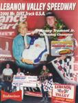 Programme cover of Lebanon Valley Speedway, 10/08/2000