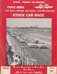 Programme cover of Memphis-Arkansas Speedway (AR), 09/06/1957