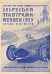 Programme cover of Leipzig Stadtpark, 17/05/1953