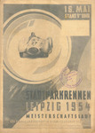 Programme cover of Leipzig Stadtpark, 16/05/1954