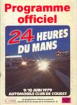 Programme cover of Circuit de la Sarthe, 10/06/1979