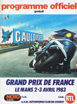Programme cover of Bugatti Circuit, 03/04/1983