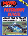 Programme cover of Bugatti Circuit, 16/07/1989