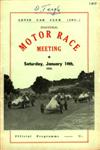 Programme cover of Levin Motor Racing Circuit, 14/01/1956