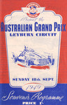 Programme cover of Leyburn Circuit, 18/09/1949