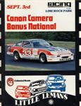 Programme cover of Lime Rock Park, 03/09/1979