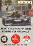 Programme cover of Lime Rock Park, 04/07/1978
