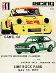 Programme cover of Lime Rock Park, 30/05/1977