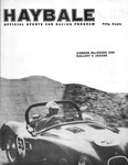 Programme cover of Lime Rock Park, 1962