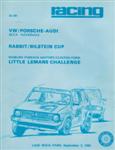 Programme cover of Lime Rock Park, 05/09/1983