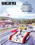 Programme cover of Lime Rock Park, 06/07/1985