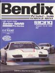Programme cover of Lime Rock Park, 16/08/1986