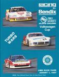 Programme cover of Lime Rock Park, 01/08/1987
