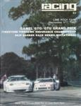 Programme cover of Lime Rock Park, 07/09/1987