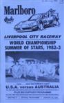 Programme cover of Liverpool City Raceway, 22/01/1983