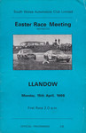 Programme cover of Llandow Circuit, 15/04/1968