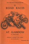 Programme cover of Llandow Circuit, 03/08/1980