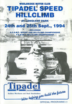 Programme cover of Longleat Park Hill Climb, 25/09/1994