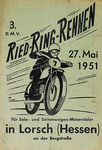 Programme cover of Lorsch Ried-Ring, 27/05/1951