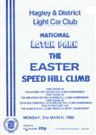 Programme cover of Loton Park Hill Climb, 31/03/1986