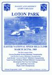Programme cover of Loton Park Hill Climb, 27/03/1989