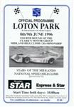 Programme cover of Loton Park Hill Climb, 09/06/1996