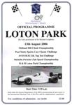 Programme cover of Loton Park Hill Climb, 13/08/2006