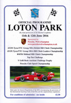 Programme cover of Loton Park Hill Climb, 12/06/2016