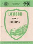Programme cover of Lowood Circuit, 23/10/1966