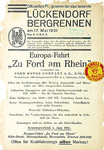 Programme cover of Lückendorf Hill Climb, 17/05/1931