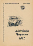 Programme cover of Lückendorf Hill Climb, 29/07/1962