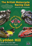 Programme cover of Lydden Hill Race Circuit, 14/10/2007