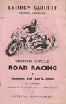 Programme cover of Lydden Hill Race Circuit, 04/04/1965