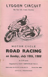 Programme cover of Lydden Hill Race Circuit, 10/07/1966
