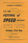 Programme cover of Lydden Hill Race Circuit, 21/05/1967