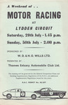 Programme cover of Lydden Hill Race Circuit, 30/07/1967